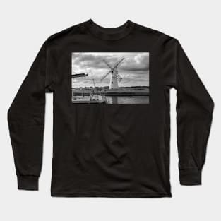 The infamous Thurne Mill on the riverside of the Norfolk Broads Long Sleeve T-Shirt